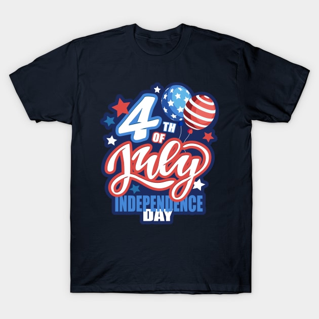 Fourth of july T-Shirt by tomrothster